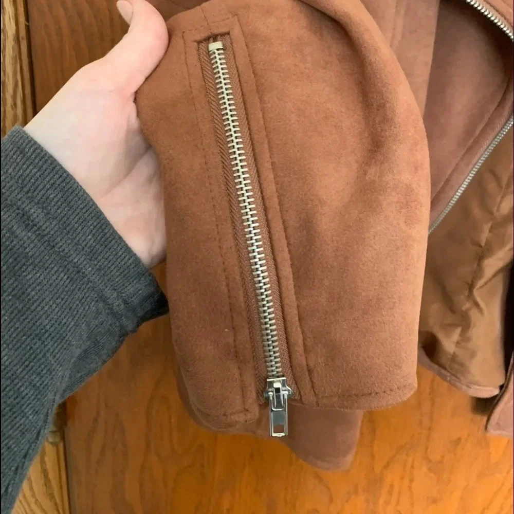 Jack by BB Dakota Suede Moto Jacket - Picture 2 of 5